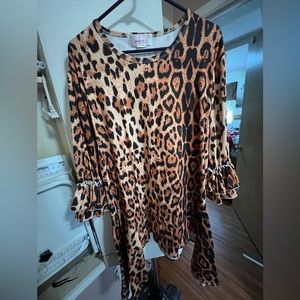 Cheetah Print Tunic